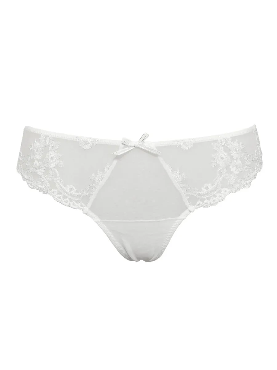 Si'èLei Glam 1943 perizoma tulle bianco latte