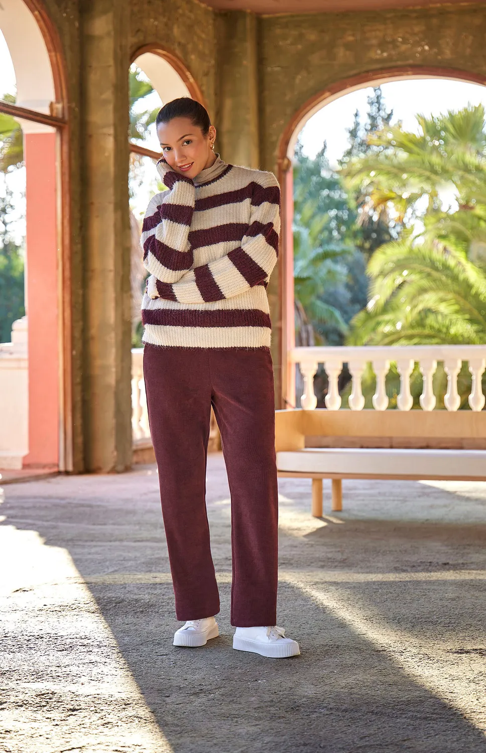 Janira Softy Pana Pantaloni Casa in Velluto Morbido