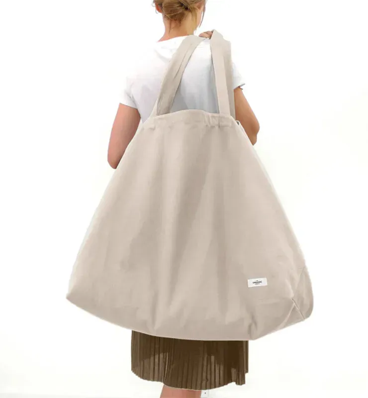 Casagin Big Long Bag borsone canvas cotone organico Burro
