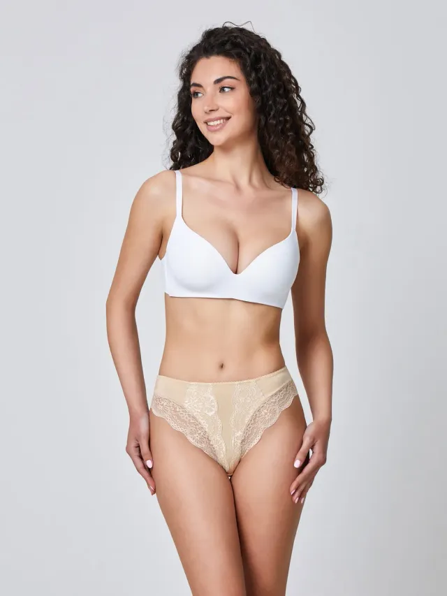 Jadea Basic 529 slip modal pizzo bianco