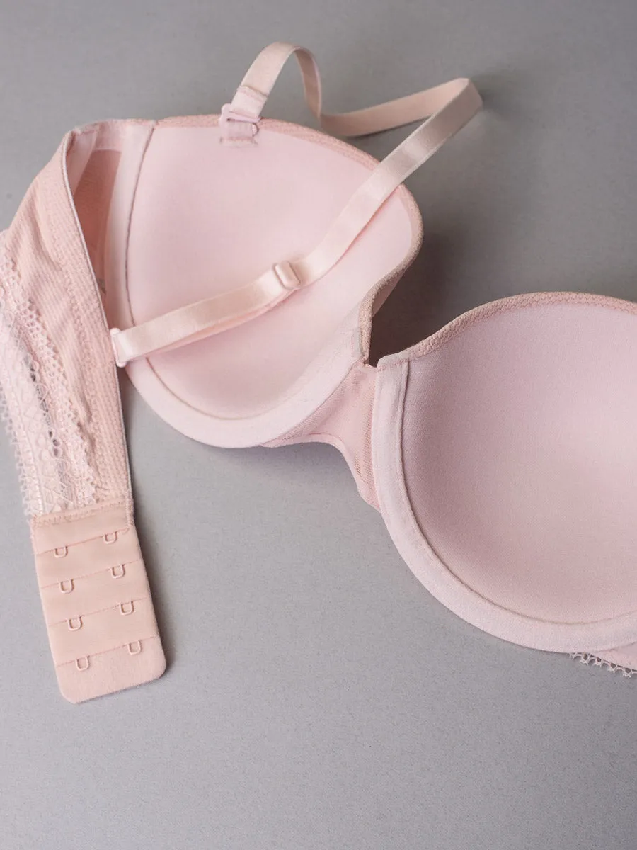 Si'èLei Darling 1880 reggiseno a fascia cipria jacquard