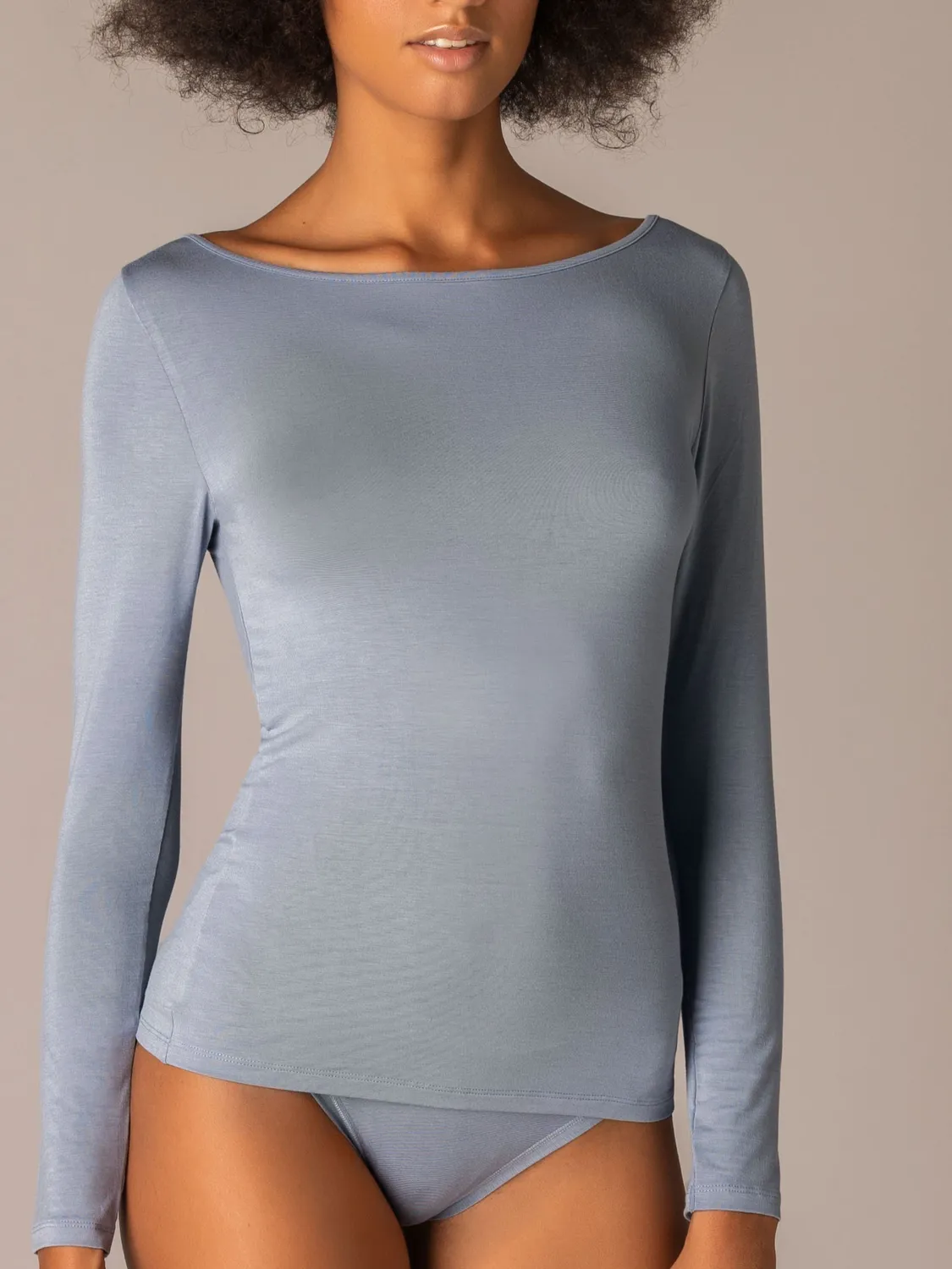 Si'èLei Today 6014 maglia manica lunga denim