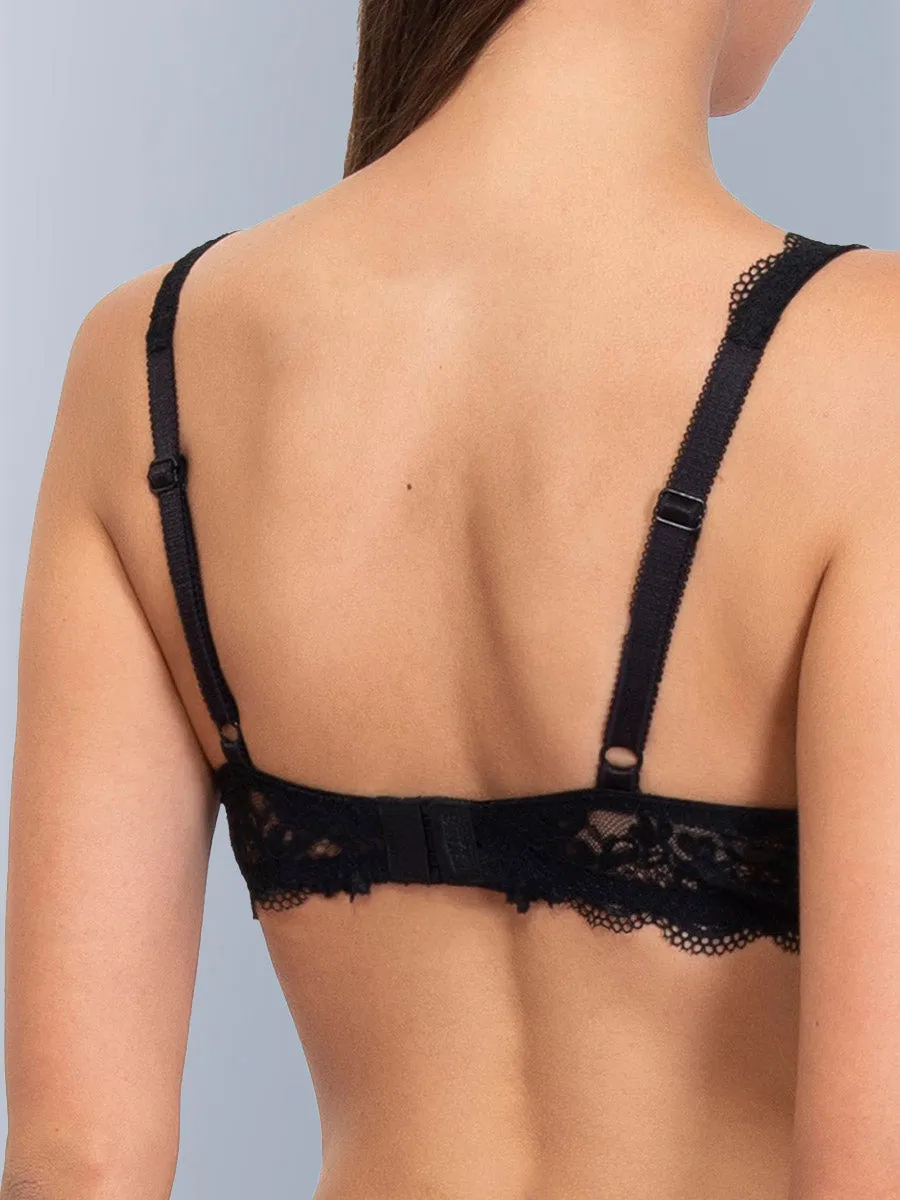 Si'èLei Wonder Lace 2442 reggiseno francese nero in pizzo