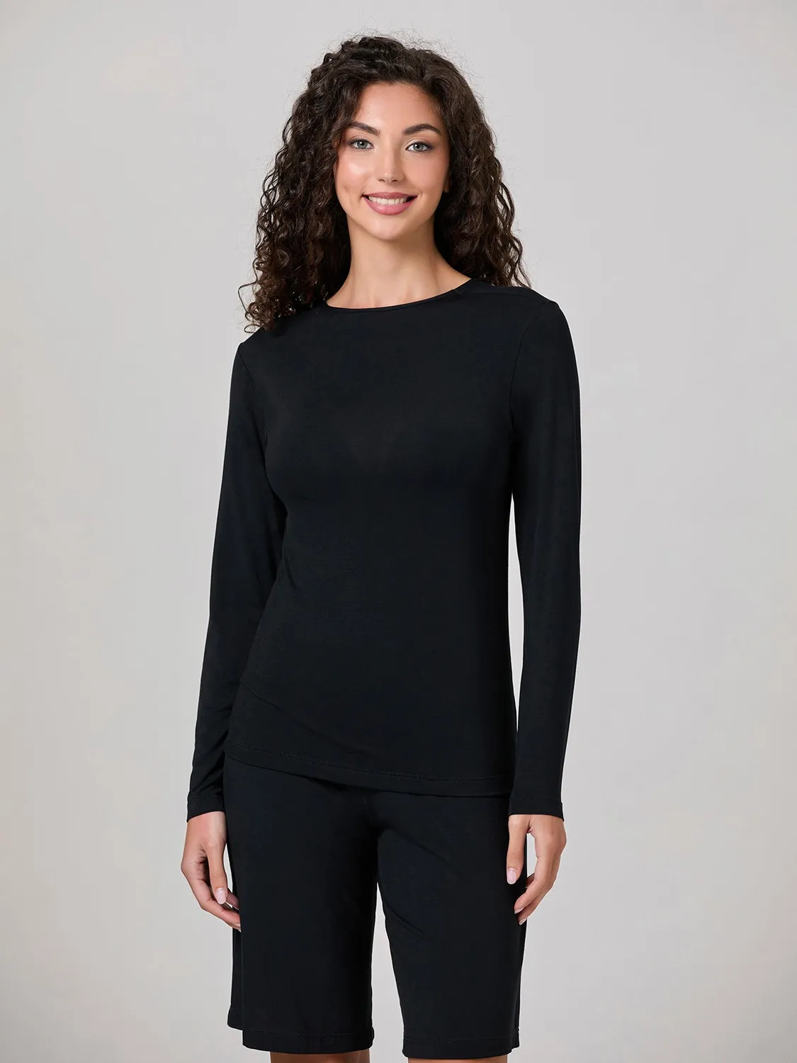 Jadea Relax 3311 maglia manica lunga micromodal fresco