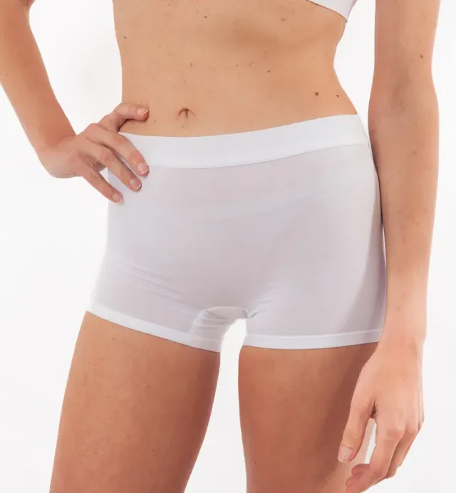 Casagin Slip culotte maxi Tencel bianco sportivo 2a-5a