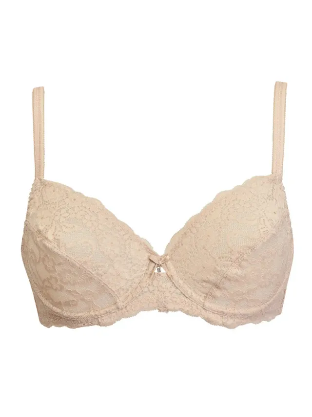 Si'èLei Allure 2672 reggiseno francese cipria pizzo