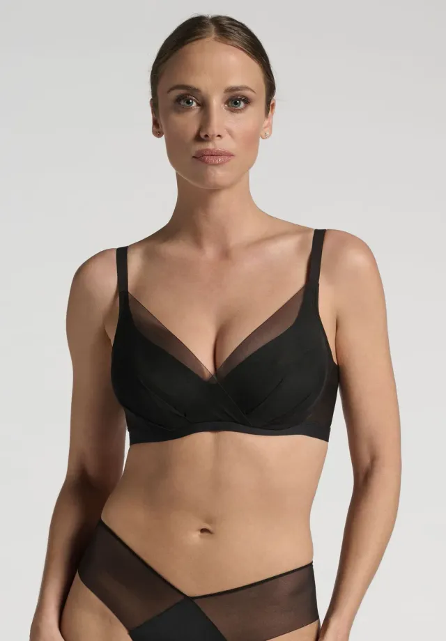 Lepel Belseno Tesoro 301 Reggiseno Balconcino Nero Spacer