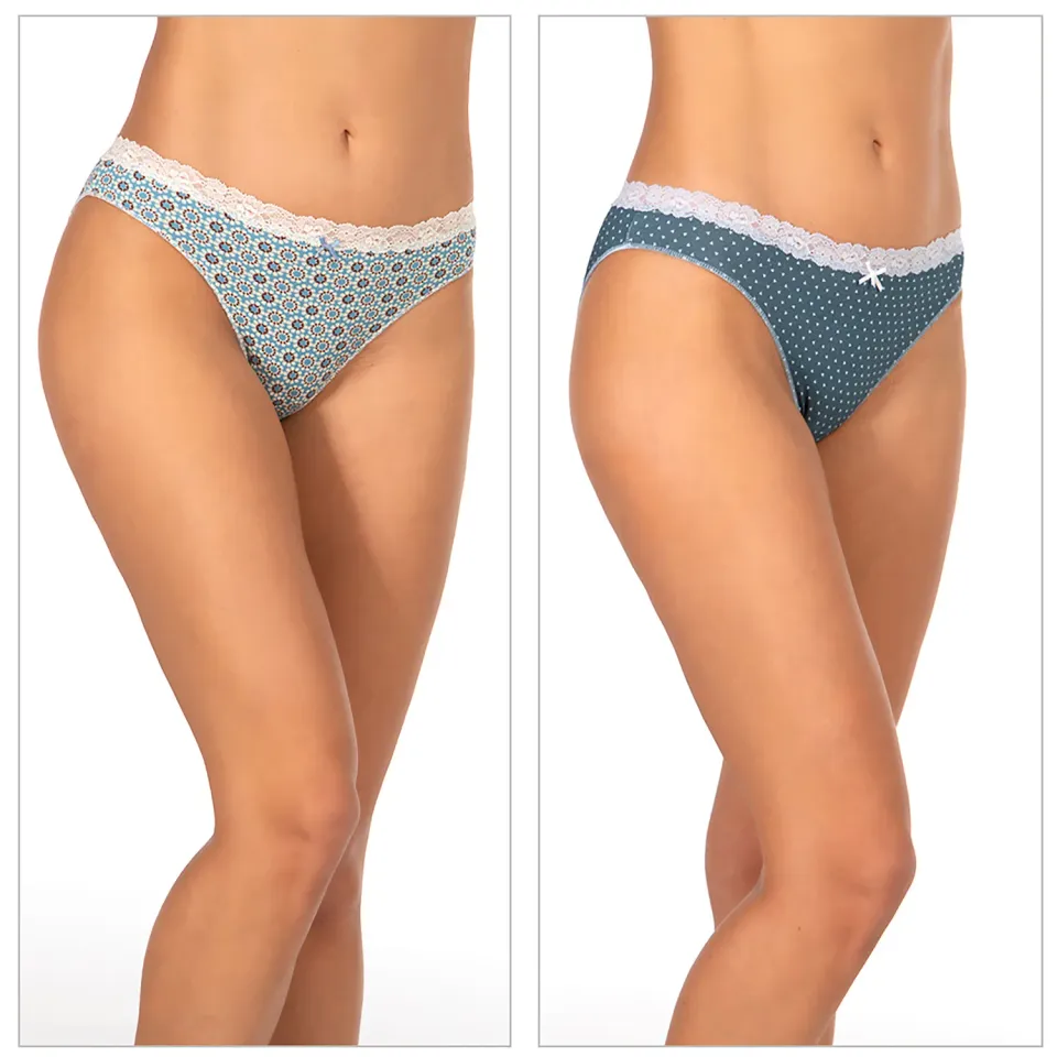 Janira Bleubells tanga pacco da 2 pizzo delicato