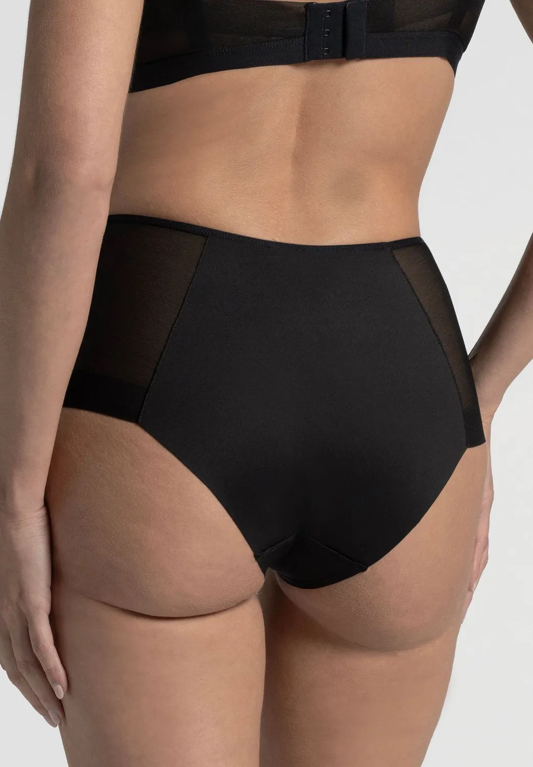 Lepel Belseno Tesoro 306 Slip Vita Alta Nero Contenitivo