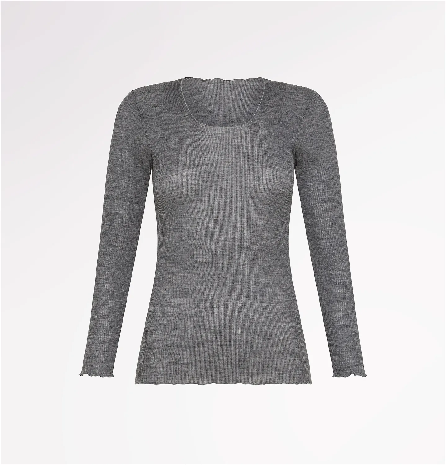 Casagin Maglia girocollo in lana donna calda senza cuciture