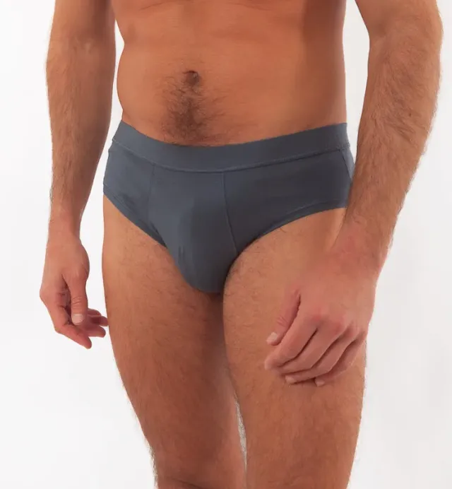 Casagin slip uomo Tencel traspirante nero ipoallergenico