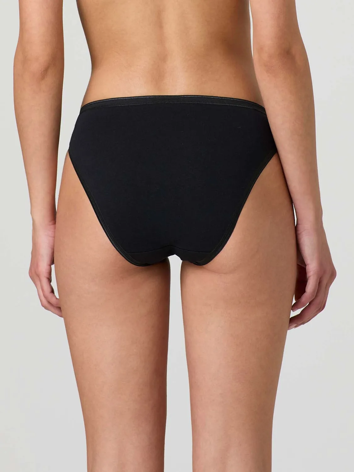 Jadea 02 slip cotone elasticizzato donna nero
