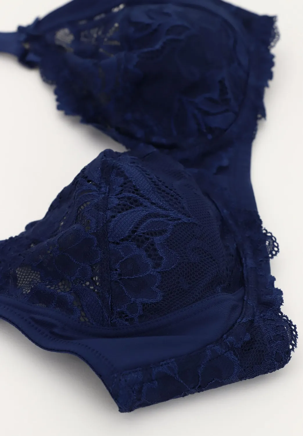Lepel Belseno Pizzo 250 reggiseno blu senza ferretto pizzo