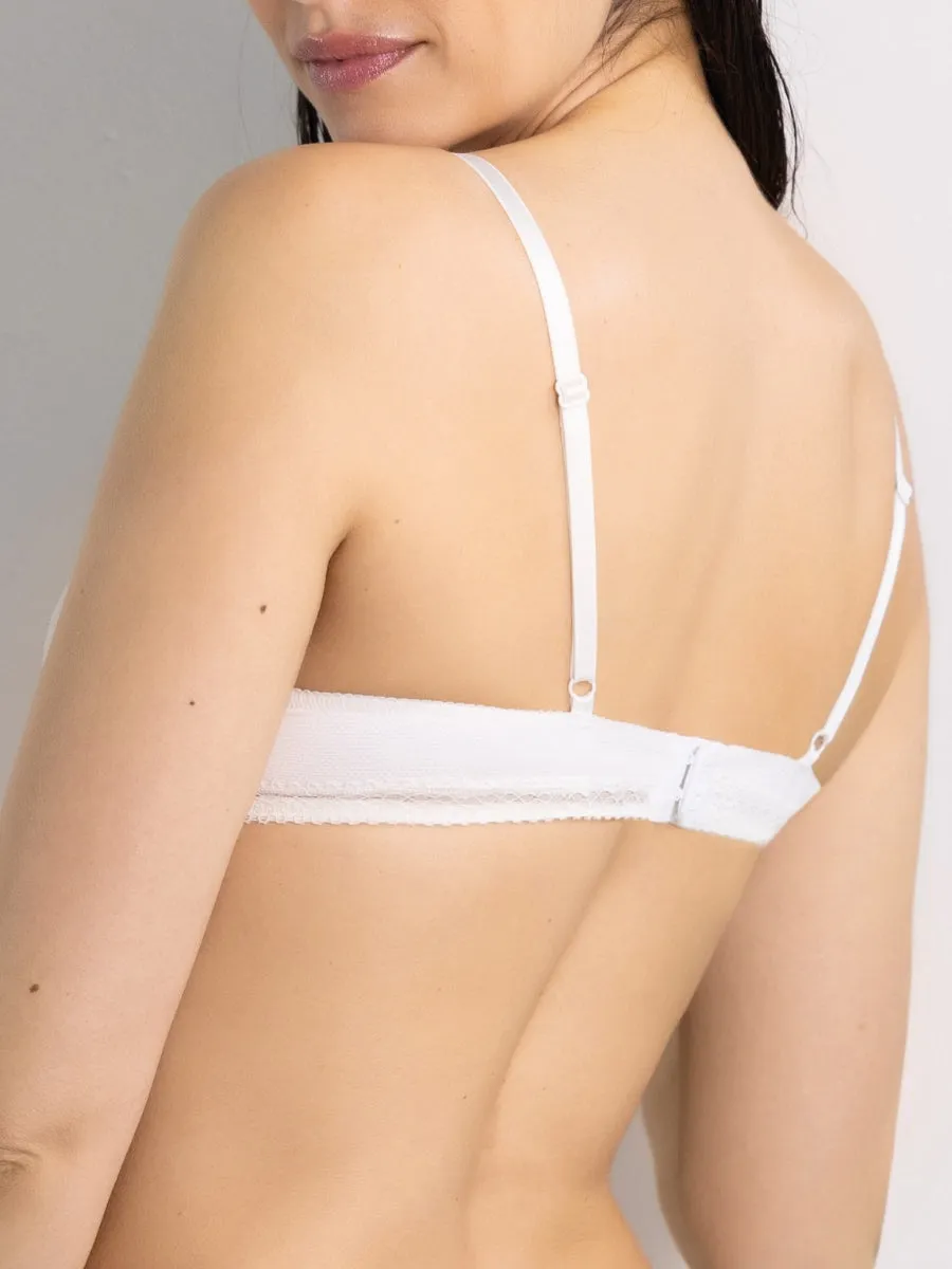 Si'èLei Darling 1874 reggiseno push-up bianco latte jacquard