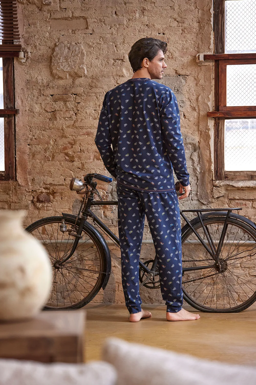 Janira Cycles pigiama manica lunga fantasia