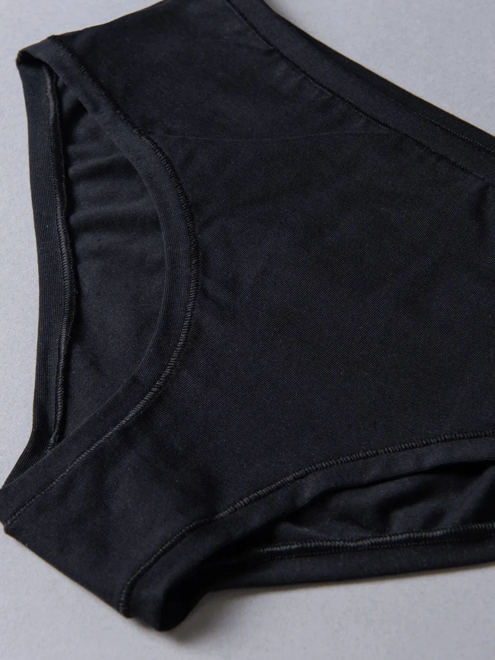 Si'èLei Natural Cotton 1449 slip alto cotone bio nero