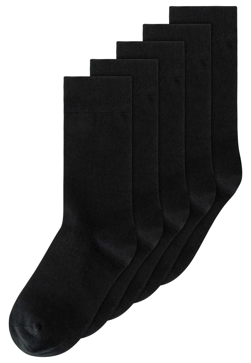 Casagin 5 Paia Calzini Basic Cotone Nero 39-42