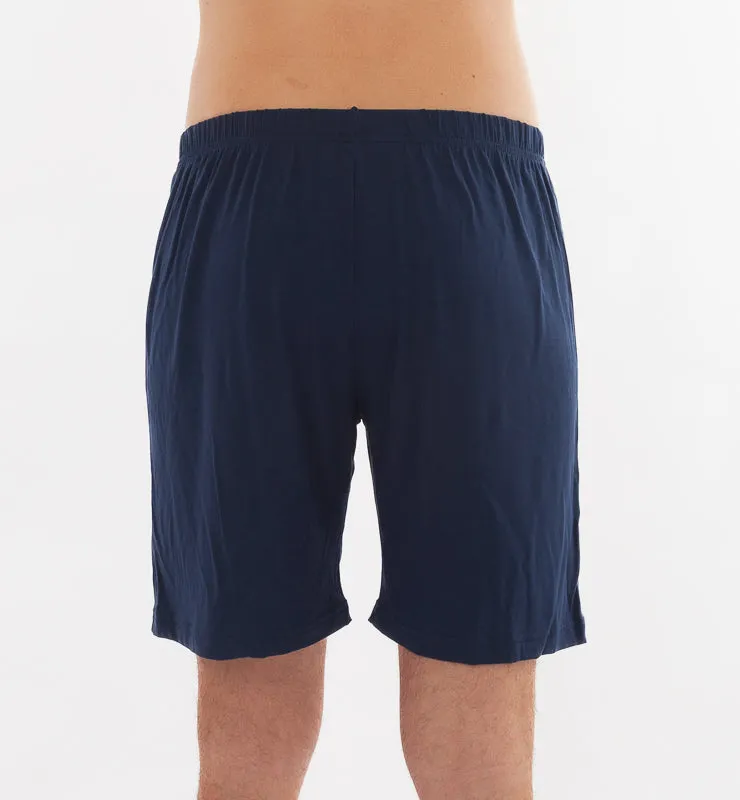 Casagin Pantaloncini Uomo Tencel Nero SM rilassati