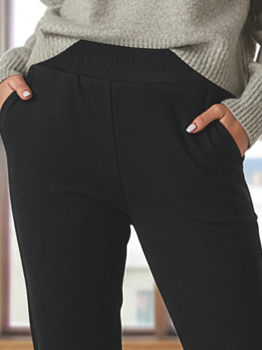Si'èLei pantalone leggings con tasche elasticizzato