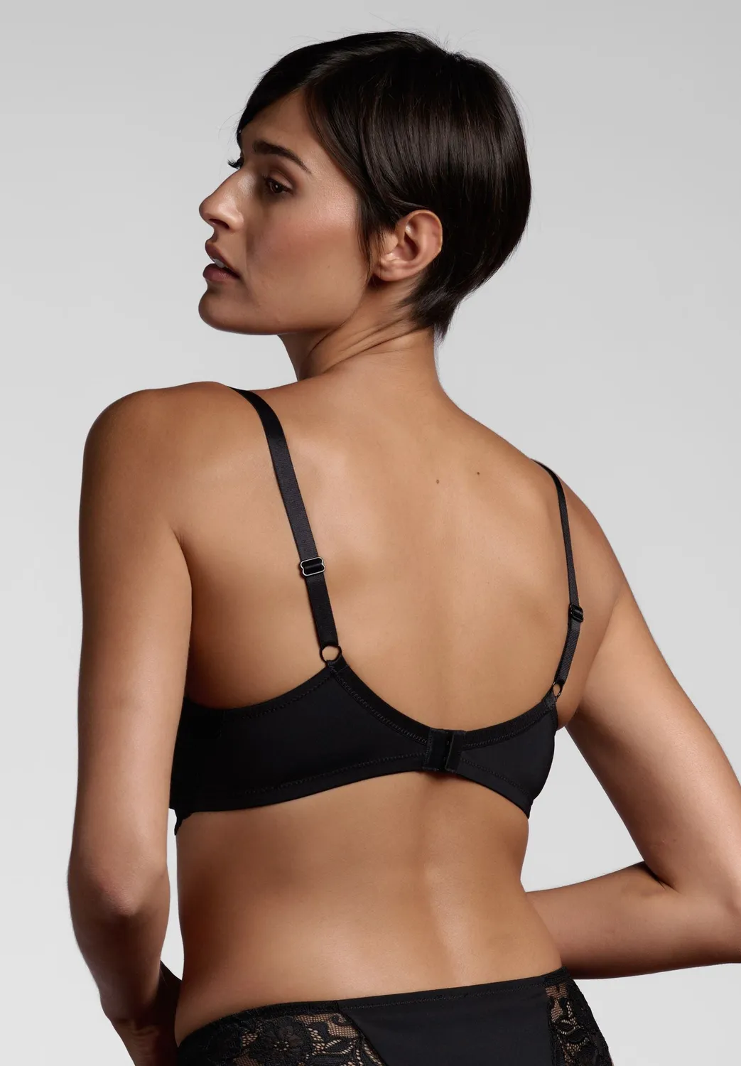 Lepel Belseno Pizzo 251 Reggiseno Balconcino Nero in Pizzo