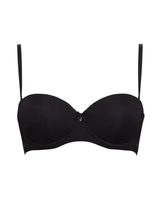 Si'èLei 1982 fascia pizzo nero microfibra