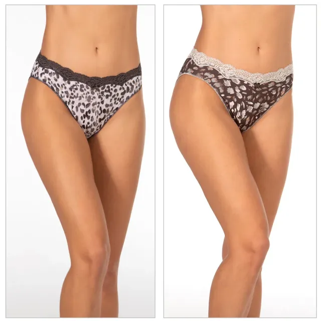 Janira Wild Spots slip brasiliana 2 pezzi maculato