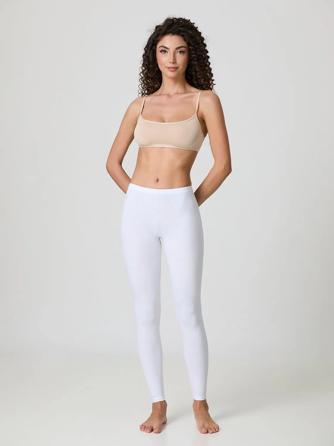 Jadea 4265 leggings cotone fresco lunghi estivi