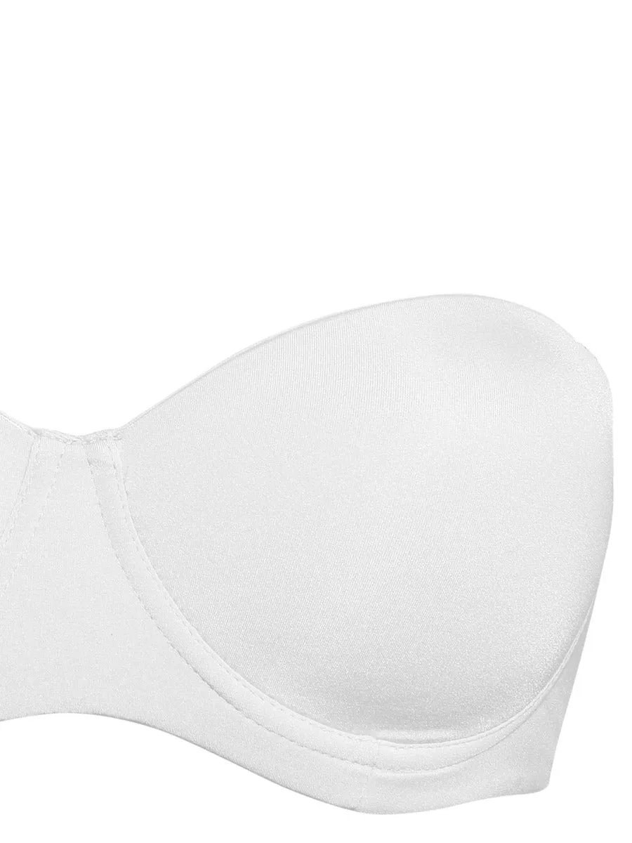 Si'èLei Plus 2550 fascia bianca coppe imbottite spalline removibili