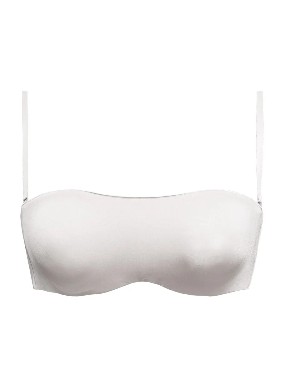 Si'èLei Fantastic 1340 fascia reggiseno bianco microfibra