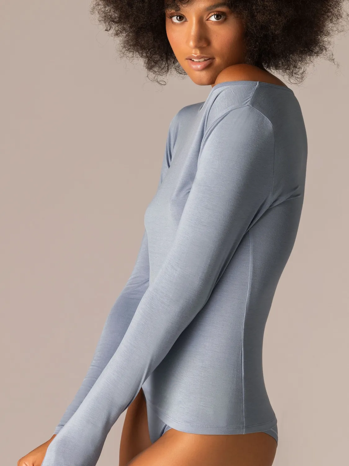 Si'èLei Today 6014 maglia manica lunga denim