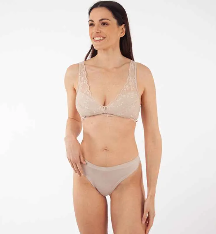 Casagin Brasiliana Taglio Laser slip Tencel senza cuciture