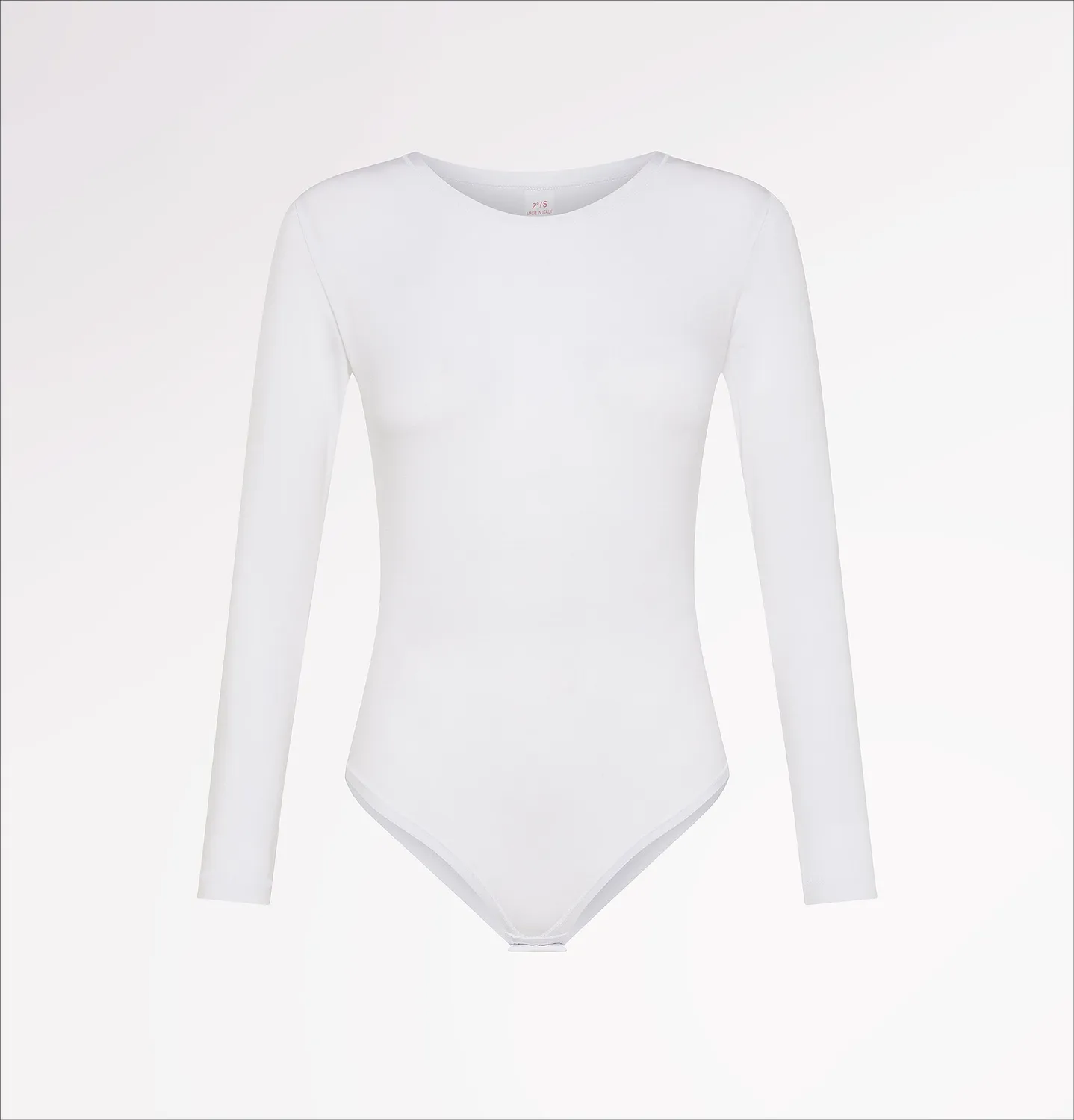 Casagin Body maniche lunghe Tencel scollo tondo Nero