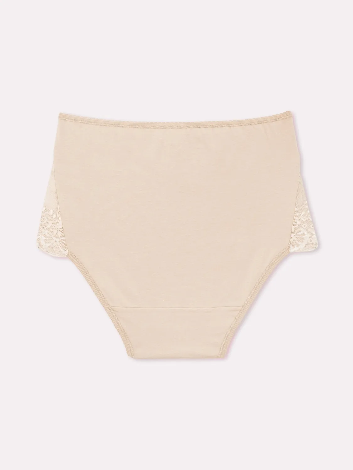 Jadea Basic 07 culotte cotone elasticizzato pizzo nero