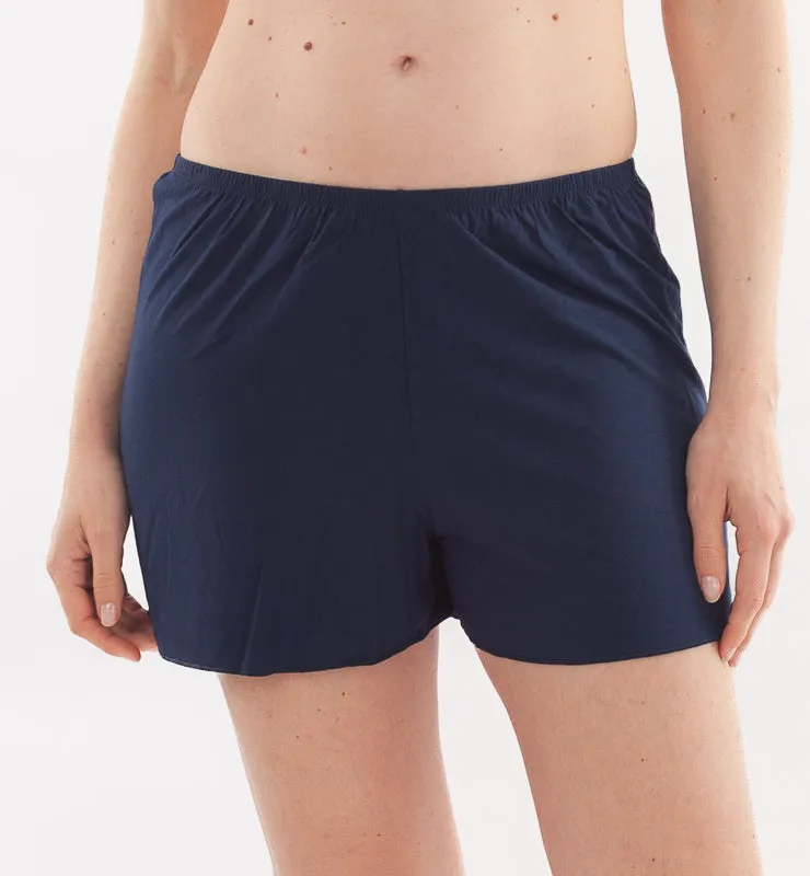 Casagin pantalone pigiama corto tessuto naturale azzurro fresco