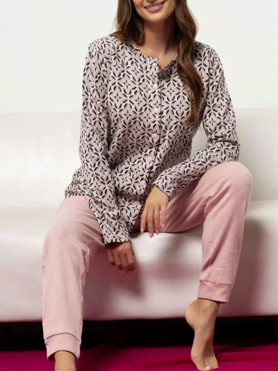 Si'èLei MA14 pigiama corto punto Milano rosa