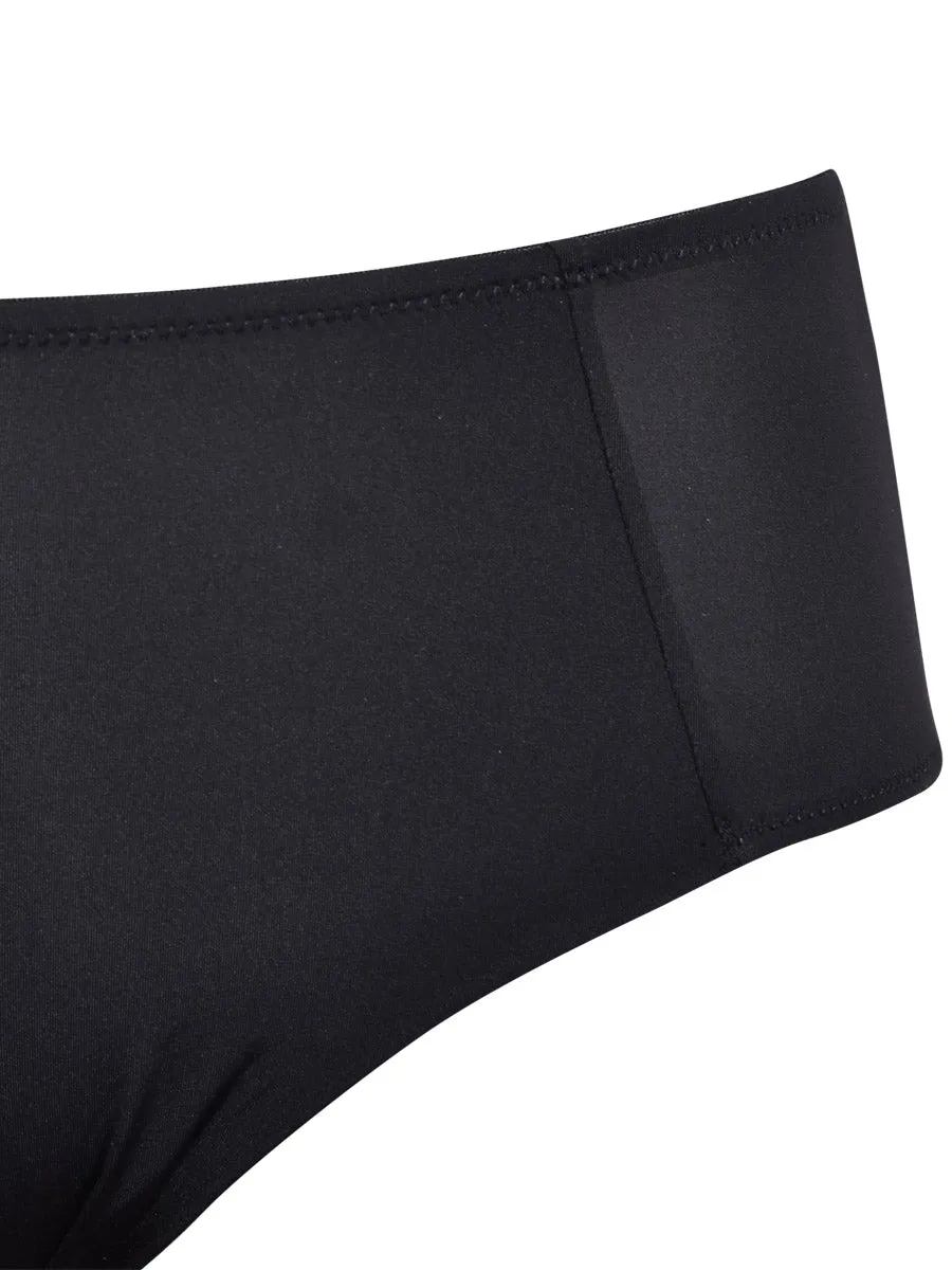 Si'èLei Plus 2545 slip donna nero microfibra