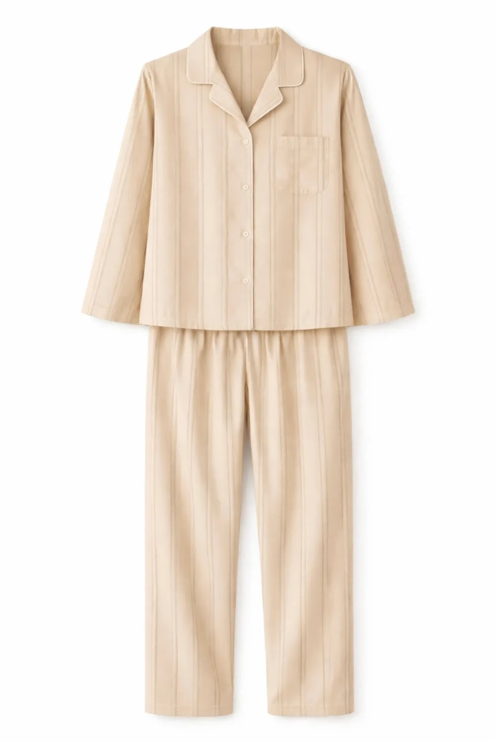 Rossoporpora Pigiama Leggero camicia donna ecover sabbia