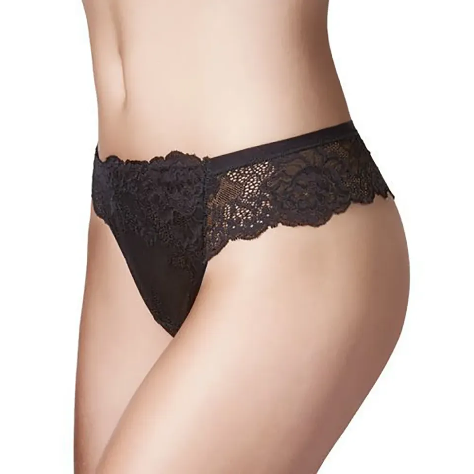 Janira Greta tanga pizzo floreale microfibra