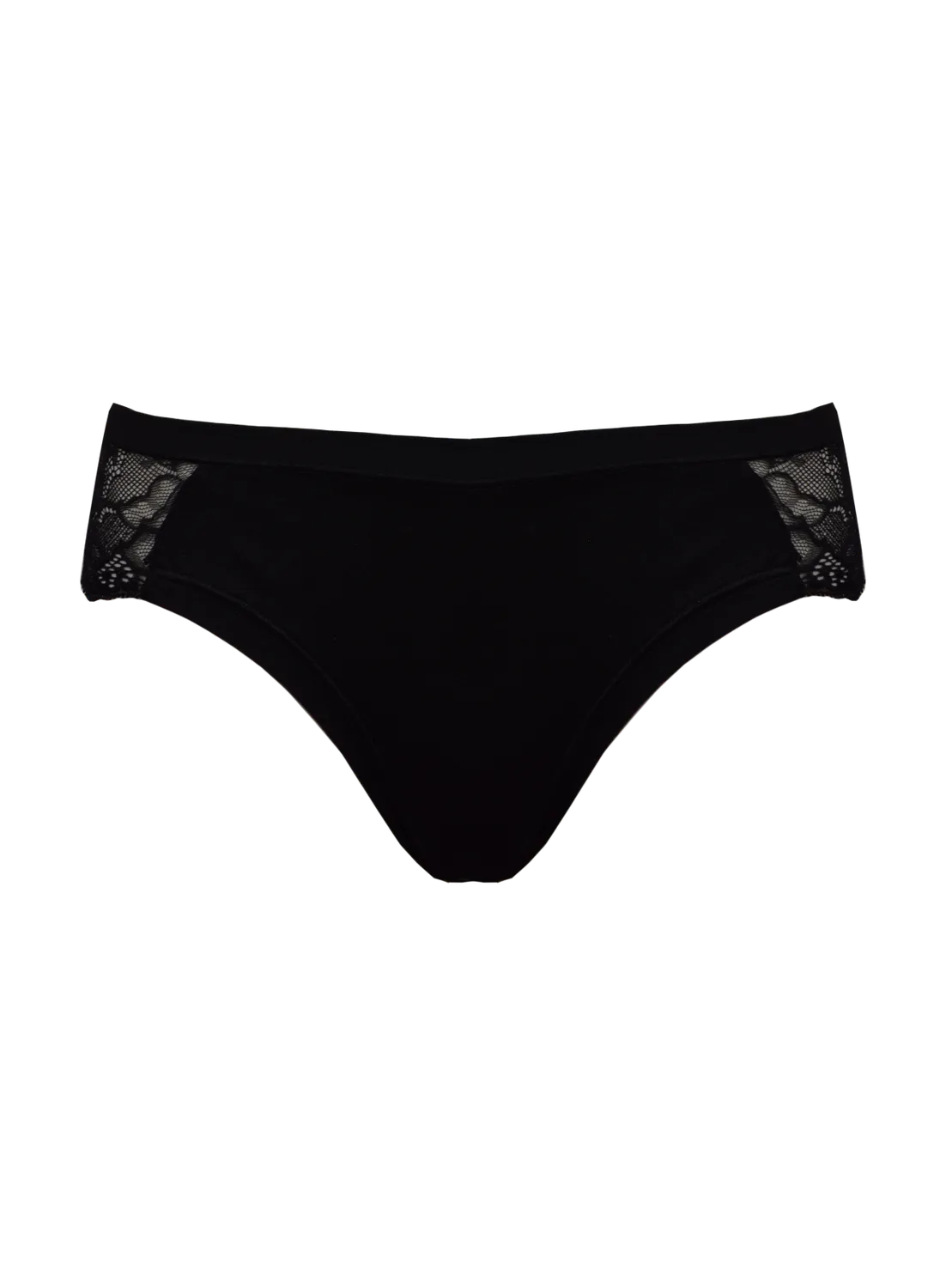 Rossoporpora Slip Donna Vita Bassa Modal Pizzo Nero
