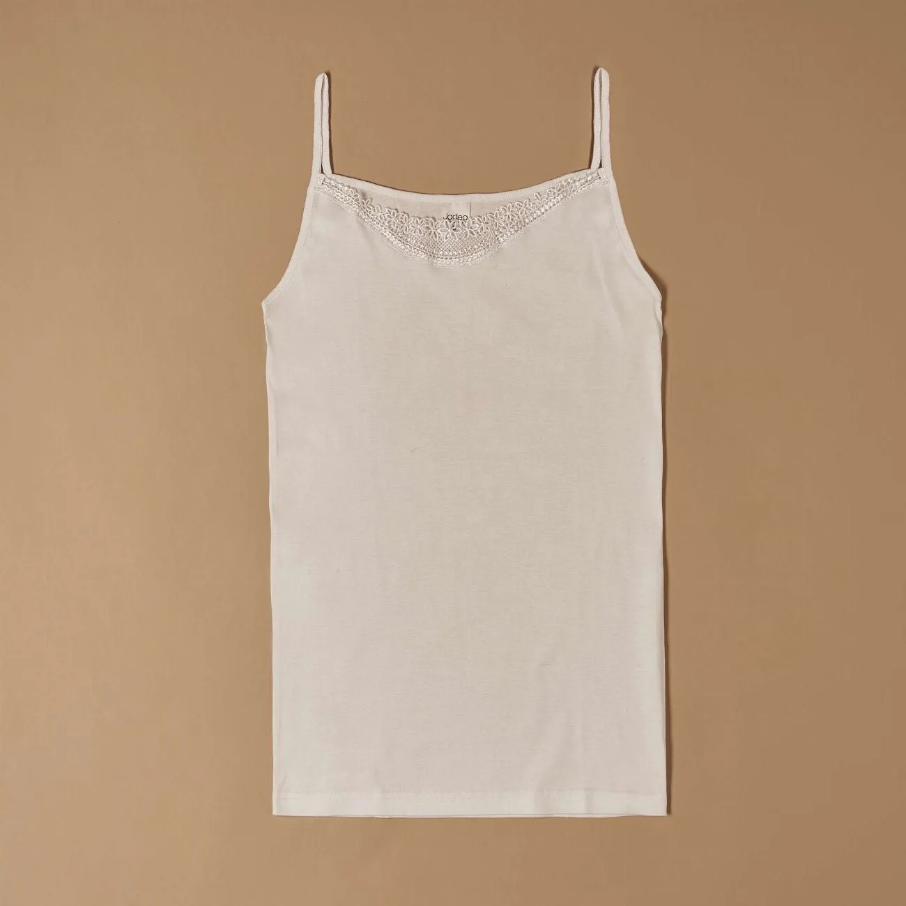Jadea Basic 9000 top cotone macramé 3 pezzi bianchi