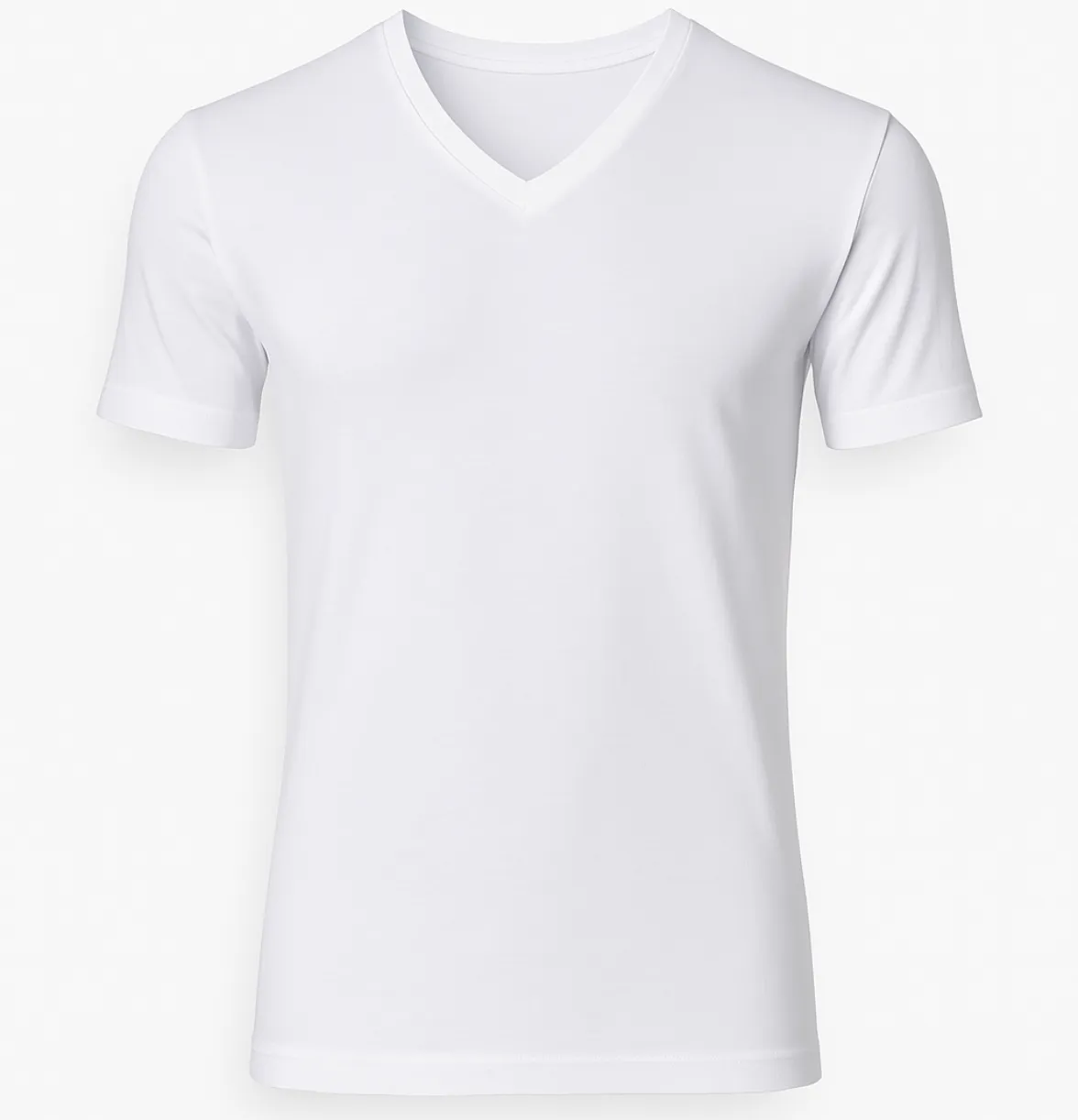Rossoporpora Mezza Manica Scollo V Maglia Cotone Uomo