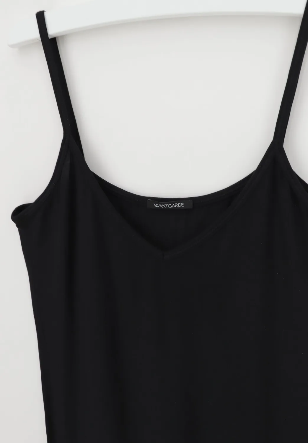 Lepel Avantgarde Essential canotta nera scollo doppio