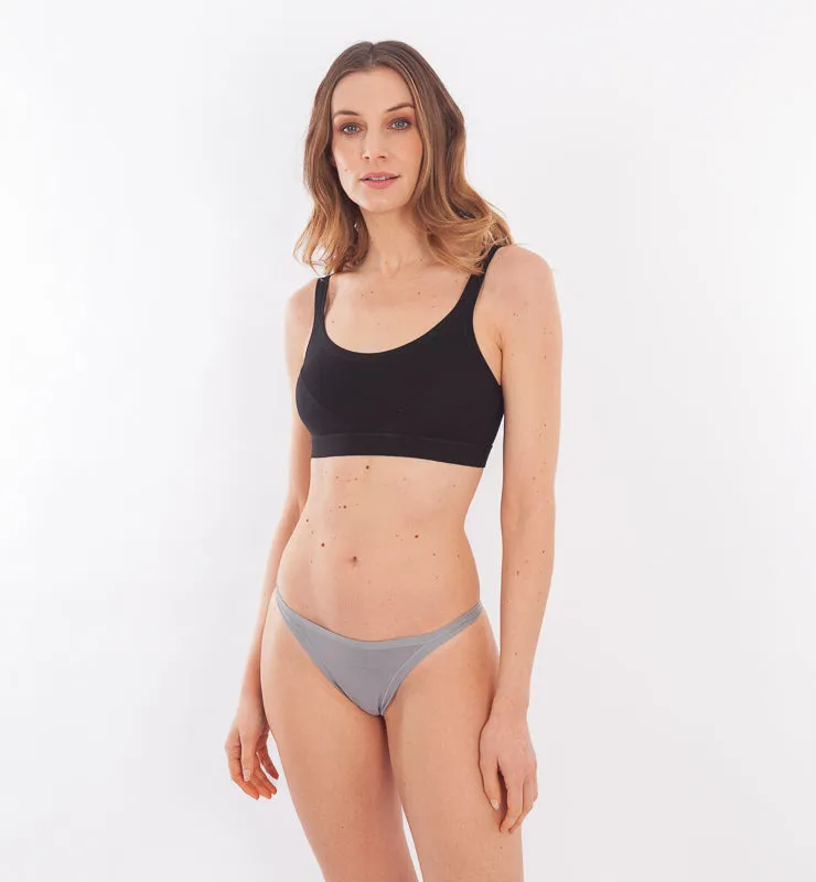 Casagin Tencel slip tanga bianco 2a traspirante