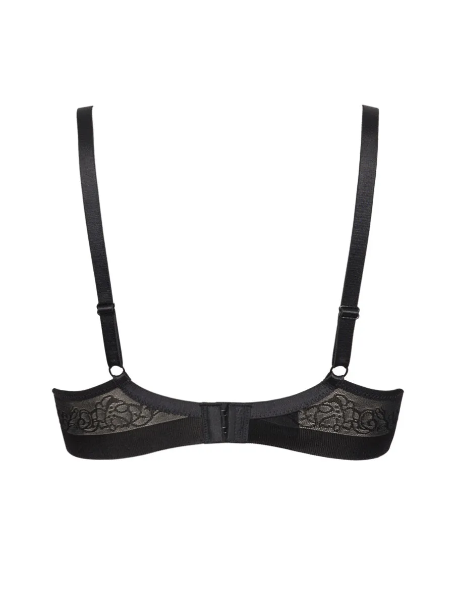 Si'èLei Flower 2506 reggiseno spacer nero con ferretto