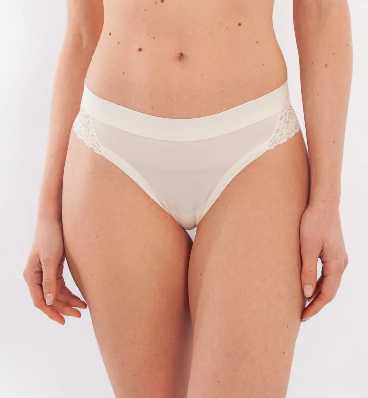 Casagin Brasiliana Pizzo Slip Nero M-L naturale
