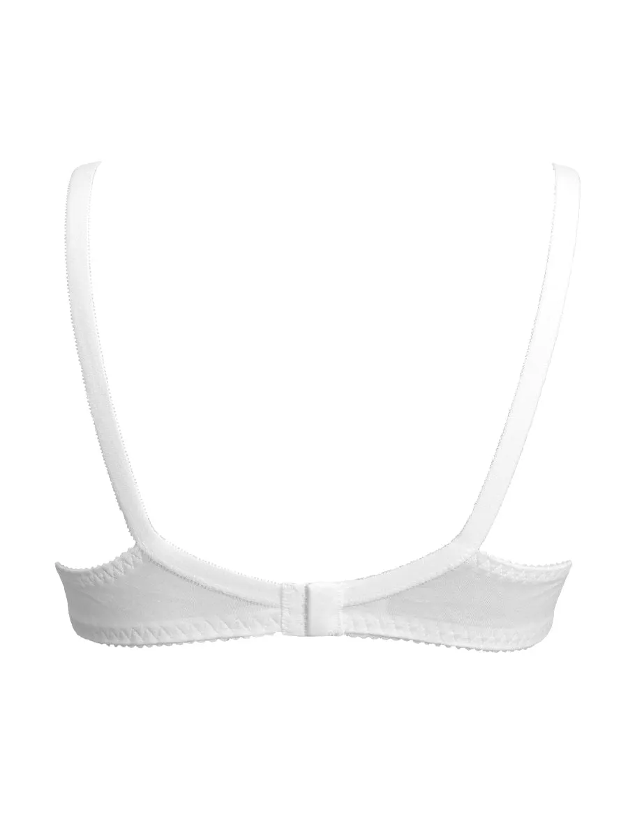 Si'èLei 90 reggiseno cotone senza ferretto bianco