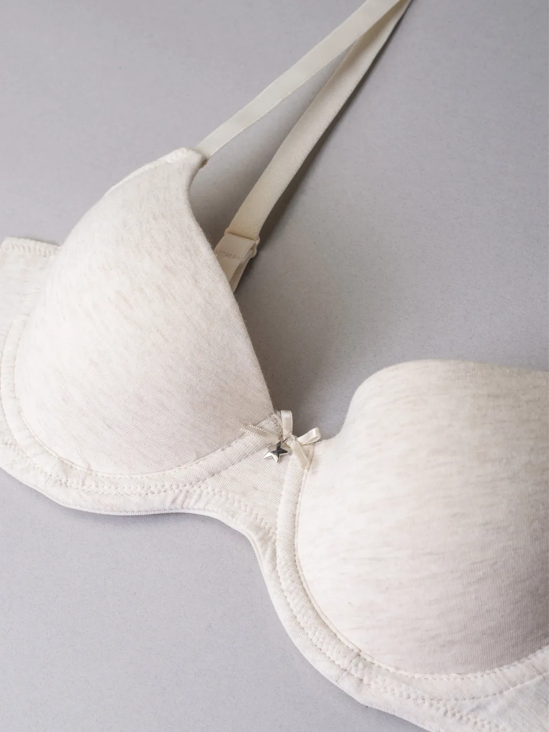 Si'èLei Natural Cotton 1428 reggiseno ecru melange
