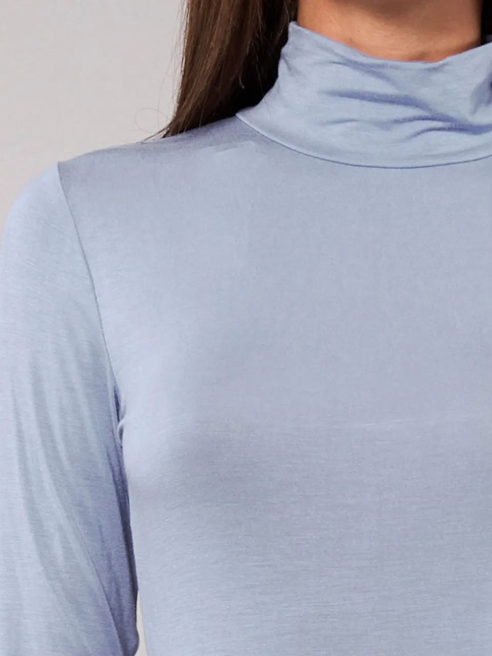Si’èLei Today 6018 body collo alto denim modal
