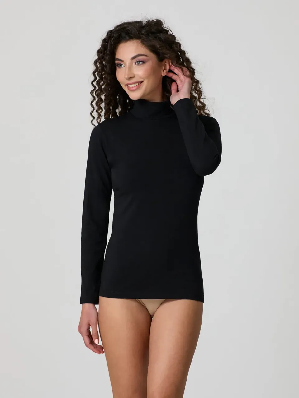 Jadea 4101 Lupetto Cotone Garzato Caldo Manica Lunga