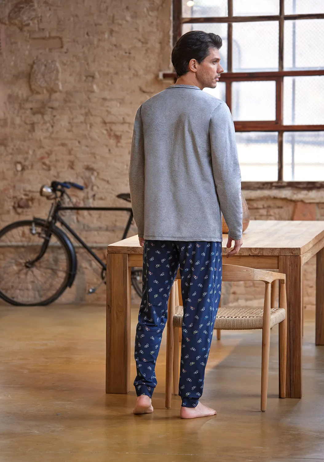 Janira Cycles pigiama manica lunga fantasia donna